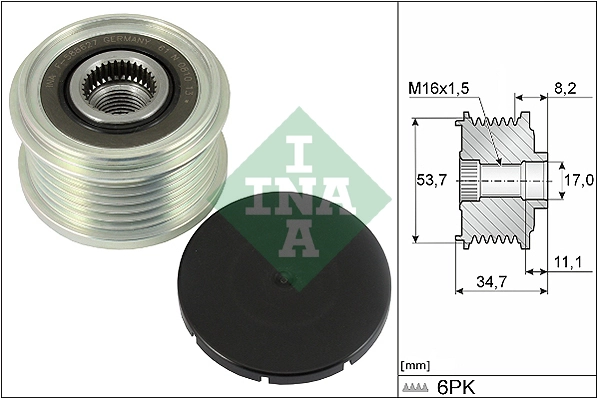 Alternator Freewheel Clutch